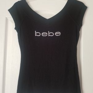 bebe deep-v pullover Size L